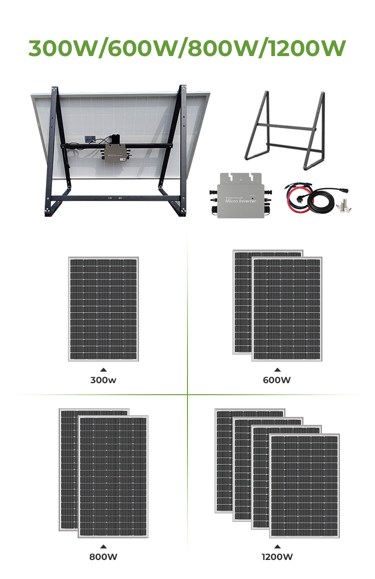 Balcony Solar Panel System Off Grid Balkonkraftwerk Zhongshan High